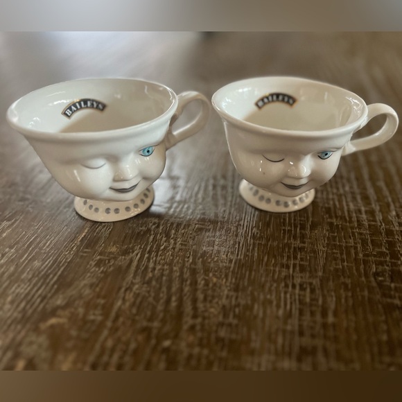 6 piece Baileys coffee mug creamer sugar bowl set of 6 - Picture 4 of 4